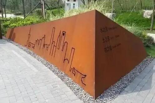 罗湖耐候钢挡土墙